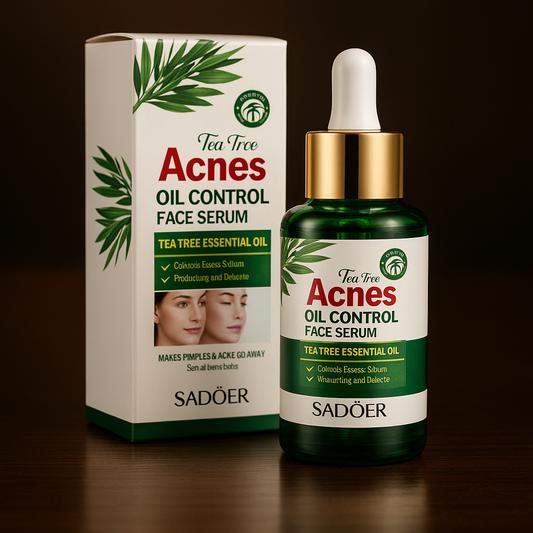 Ser Facial SADOER cu ARBORE DE CEAI TEA TREE ESSENTIAL OIL ANTIACNE 30ml. SD42446