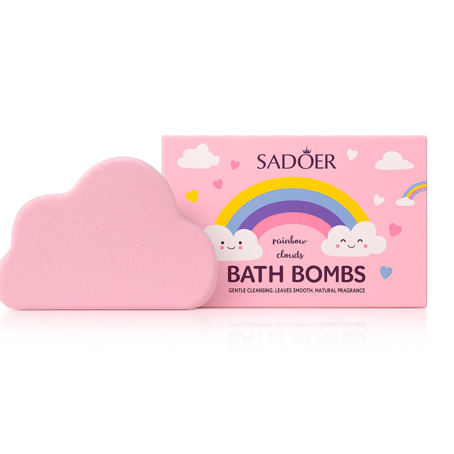 Bomba de baie SADOER Bath Bomb Rainbow Clouds ☁️🌈