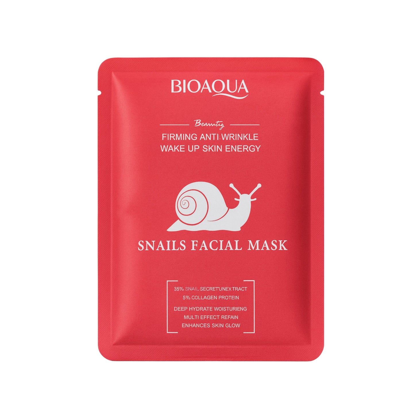 Masca facială Bioaqua cu extract de melc BQY08169