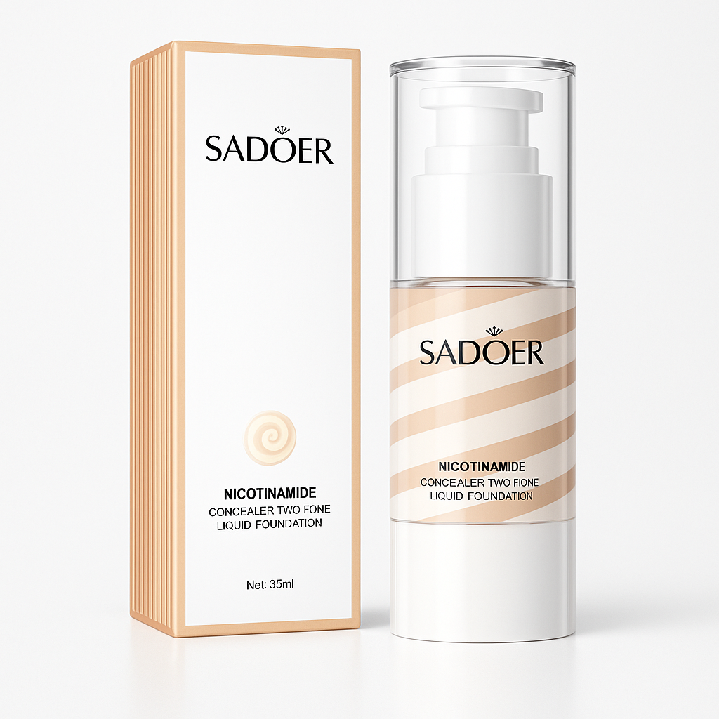 Fond de ten Sadoer cu Niacinamidă Natural Colour 35 ml. SD51704