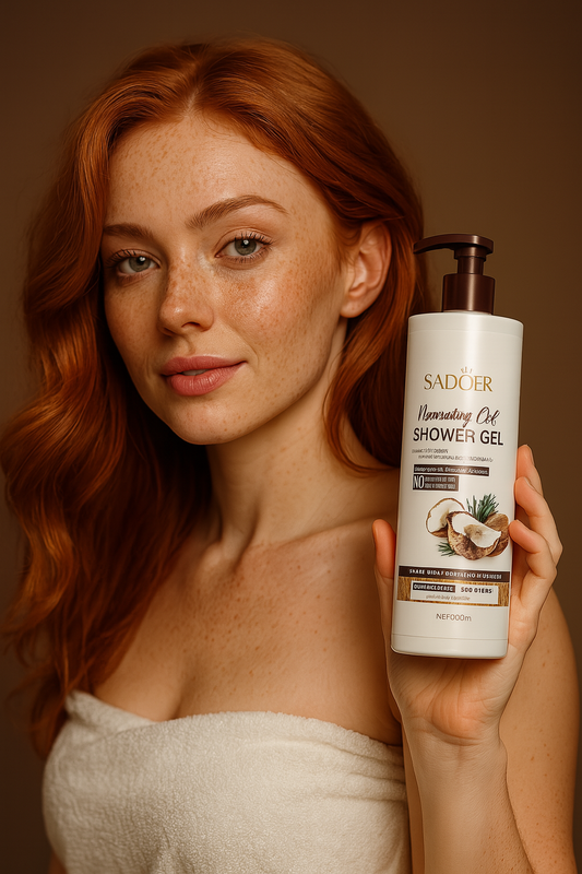Gel de duș cu ulei de cocos Sadoer 500 ml. SD90534