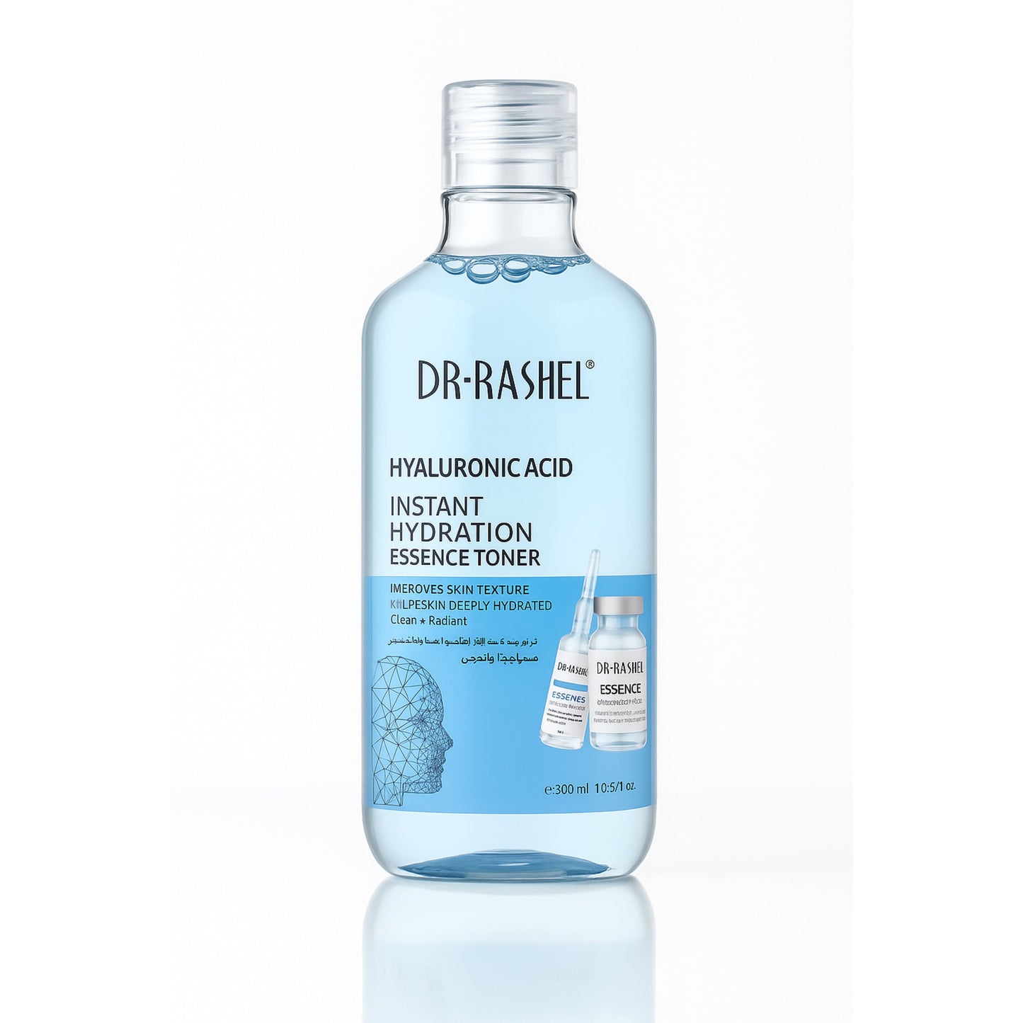 Dr. Rashel Toner hidratant cu acid hialuronic 500 ml DRL-1490