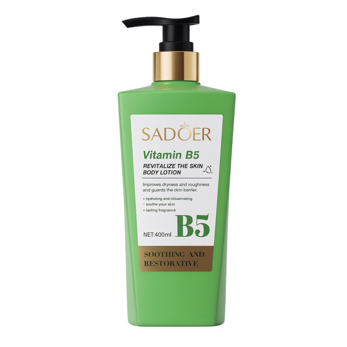 Loțiune de corp cu Vitamina B5 – Sadoer Vitamin B5 Revitalize The Skin Body Lotion 400 ml SD49803