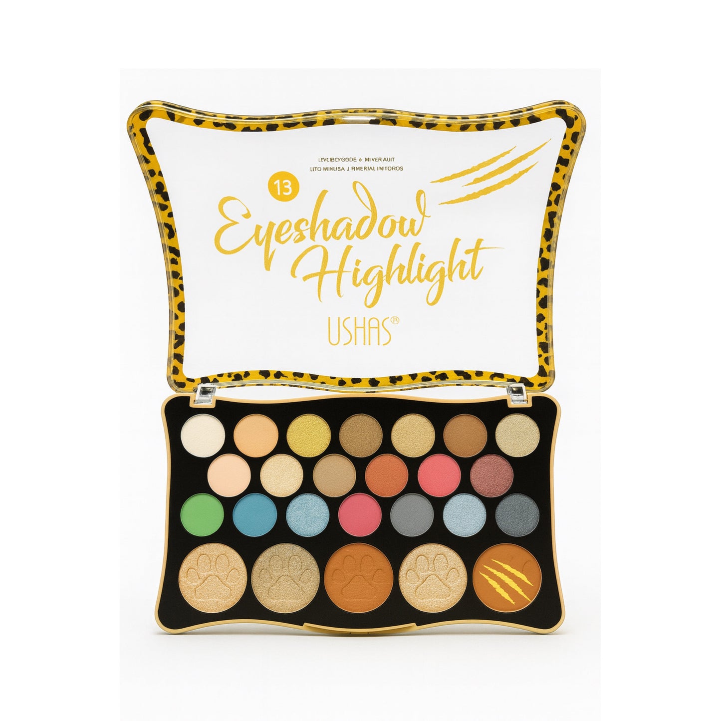 Paletă farduri și iluminatoare – Ushas Eyeshadow Highlight 13