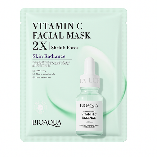 Mască BIOAQUA cu efect de strângere a porilor și iluminare a pielii  BQY38630