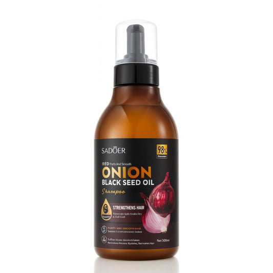Șampon SADOER cu Ulei de Semințe Negre și Ceapă Roșie SD50755