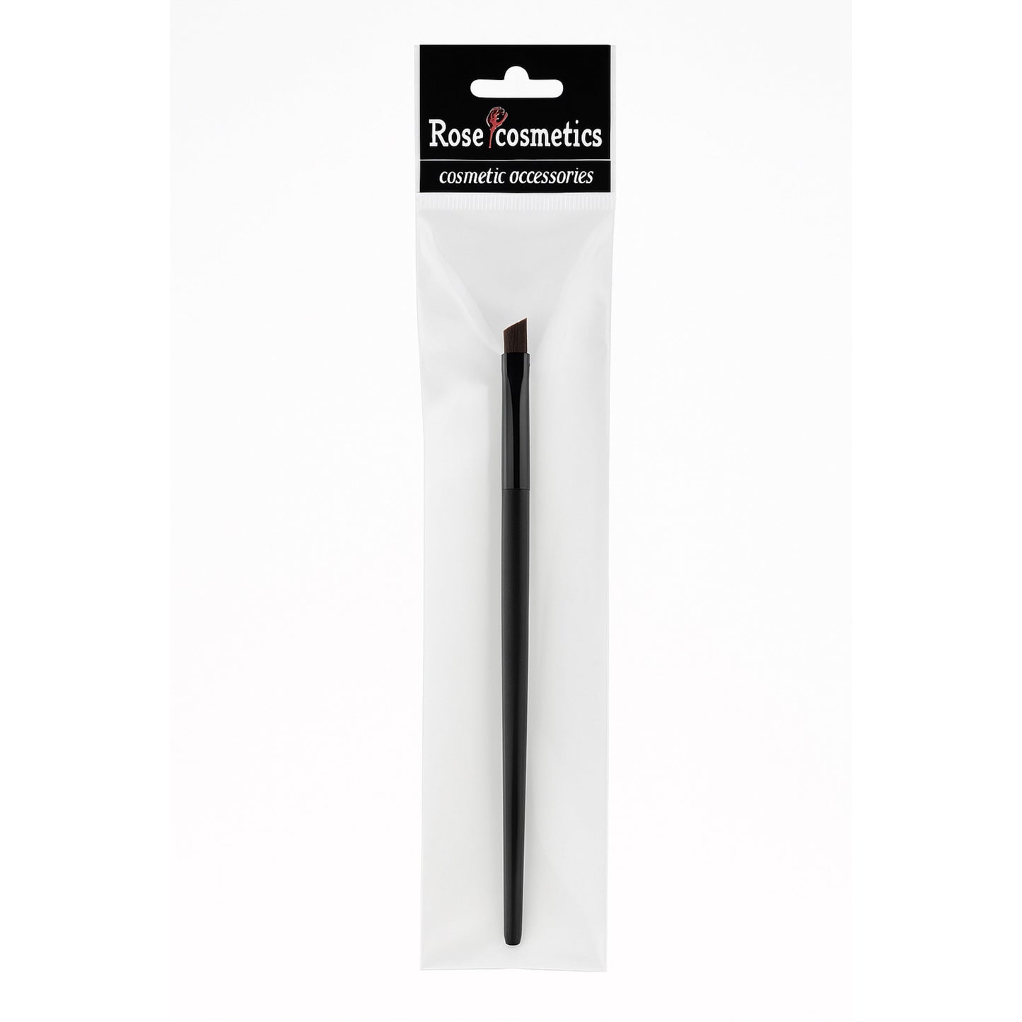 Pensulă înclinată pentru sprâncene și eyeliner – Rose Cosmetics