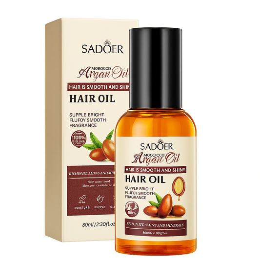 Ulei de păr cu ulei de argan Sadoer 80 ml. SD15976