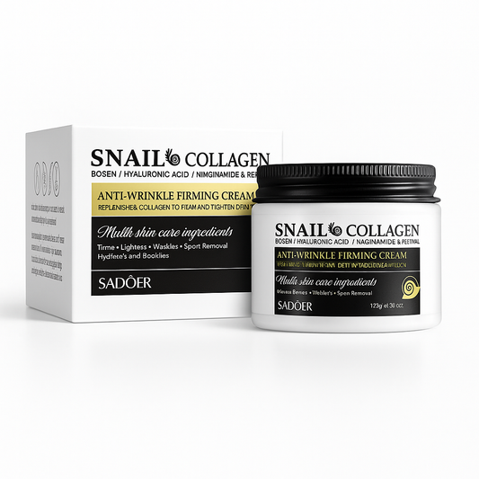 SADOER Cremă Antirid cu Colagen de Melc – Anti-Wrinkle & Firming 120g. SD09685