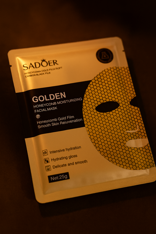 Mască facială hidratantă SADOER Golden Honeycomb (25g) SD83819