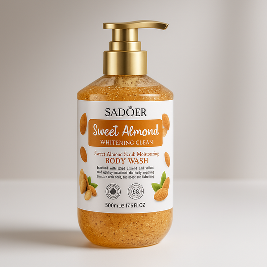 Gel de duș Sadoer cu extract de migdale dulci 500 ml.  SD05342