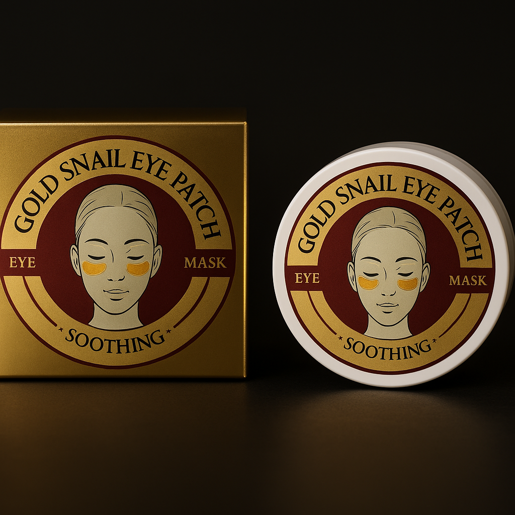 Set 60 Plasturi Hidrogel Premium pentru Ochi cu Aur, WKL 3013-3017 Extract de Mucus de Melc, Spirulina si Colagen Hidrolizat, Wokali Eye Patch