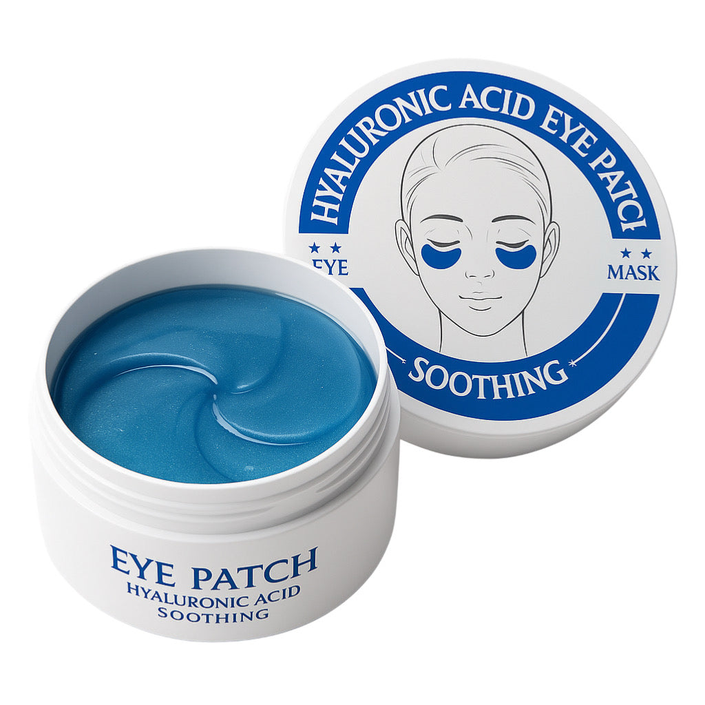 Set 60 Plasturi Hidrogel pentru Ochi, cu Acid Hialuronic, WKL 3013-3017 Spirulina si Colagen, Wokali, Eye Patch