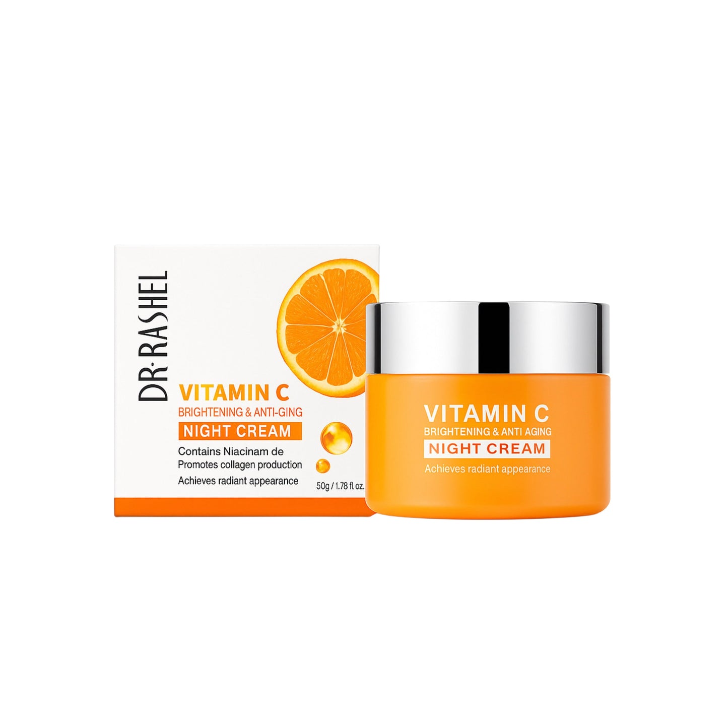 Dr. Rashel Cremă de noapte anti-îmbătrânire cu Vitamina C DRL-1511