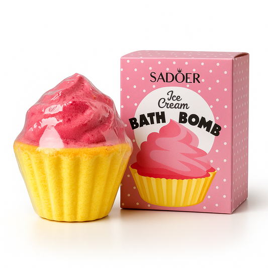 Bomba de baie SADOER Bath Bomb în formă de  MUFFIN 🧁