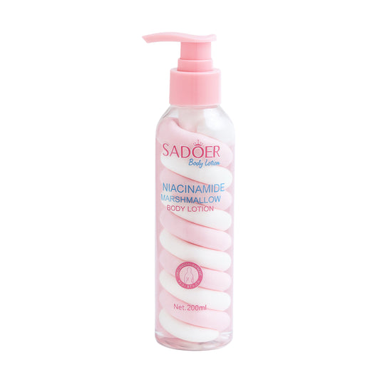 Loțiune de corp cu niacinamidă și marshmallow – Sadoer Niacinamide Marshmallow Body Lotion 200 ml SD45224