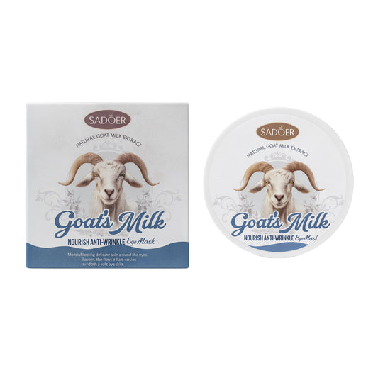 Mască  &nbsp;pentru ochi cu lapte de capră – Sadoer Goat’s Milk Nourish Anti-Wrinkle Eye Mask 60 bucăți / 80g SD91256